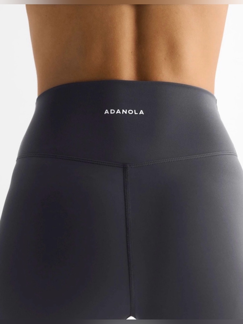 Adanola Ultimate Leggings High Rise Graphite Gray Womens Medium Tall Athletic - Picture 3 of 11